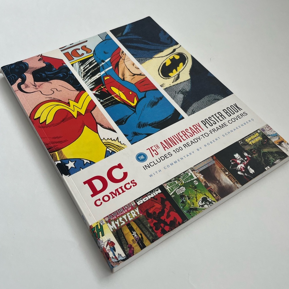 DC Comics 75th Anniversary Poster Book coffee table book